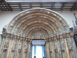 Cathedral portal at the Italian Courtyard at the Ground Floor of the Pushkin Museum of Fine Arts