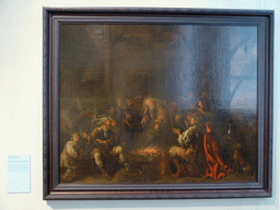 Painting `The Apostle Paul on the Island of Malta` by Jan Miense Molenaer, at Room 11: Dutch Art of the 17th century at the Ground Floor of the Pushkin Museum of Fine Arts, with explanation
