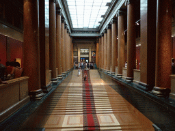 Central staircase of the Pushkin Museum of Fine Arts, viewed from the First Floor