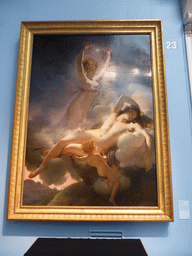 Painting `Aurora and Cephales` by Pierre Narcisse Guerin, at Room 23: French Art of the second half of the 18th and early 19th century at the First Floor of the Pushkin Museum of Fine Arts