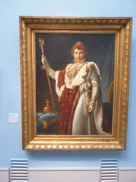 Portrait of Napoleon I by François Gérard, at Room 23: French Art of the second half of the 18th and early 19th century at the First Floor of the Pushkin Museum of Fine Arts