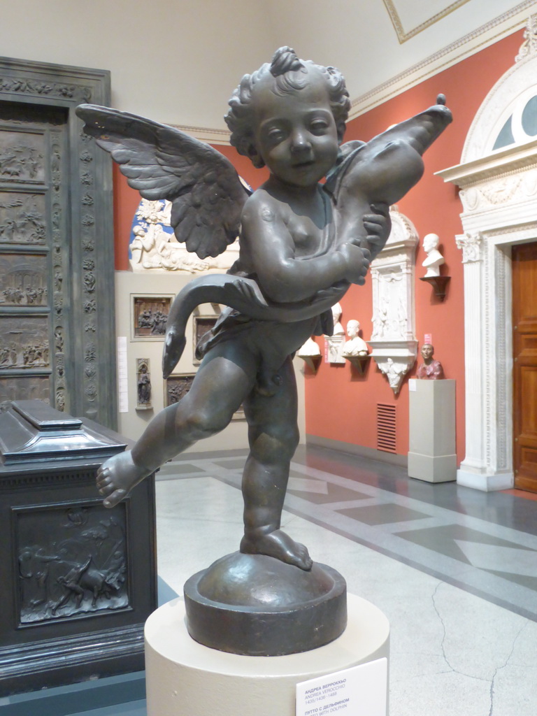 Statue at Room 26: European Art of the Middle Ages at the First Floor of the Pushkin Museum of Fine Arts