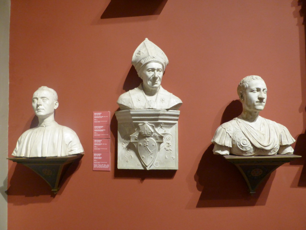 Busts at Room 26: European Art of the Middle Ages at the First Floor of the Pushkin Museum of Fine Arts