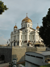 North side of the Cathedral of Christ the Saviour, viewed from the Volkhonka street