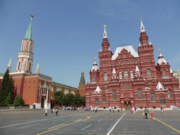 The Red Square with the Moscow Kremlin and the State Historical Museum of Russia