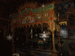 The Reliquary of St. Basil the Blessed at the Church of St. Basil the Blessed at the Ground Floor of Saint Basil`s Cathedral