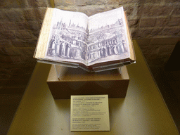 The book `Adam Olearius, Olearius` travels in Muscovy, Tartary and Persia`, with explanation, at the Basement of Saint Basil`s Cathedral