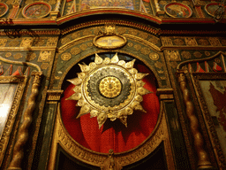 Part of the Iconostasis of the Church of the Intercession of the Holy Virgin at the First Floor of Saint Basil`s Cathedral