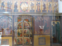 Iconostasis of the Church of the Holy Trinity at the First Floor of Saint Basil`s Cathedral