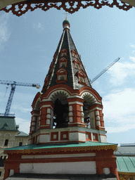 The Bell Tower of Saint Basil`s Cathedral, viewed from the First Floor