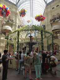 Fountain in the GUM shopping center