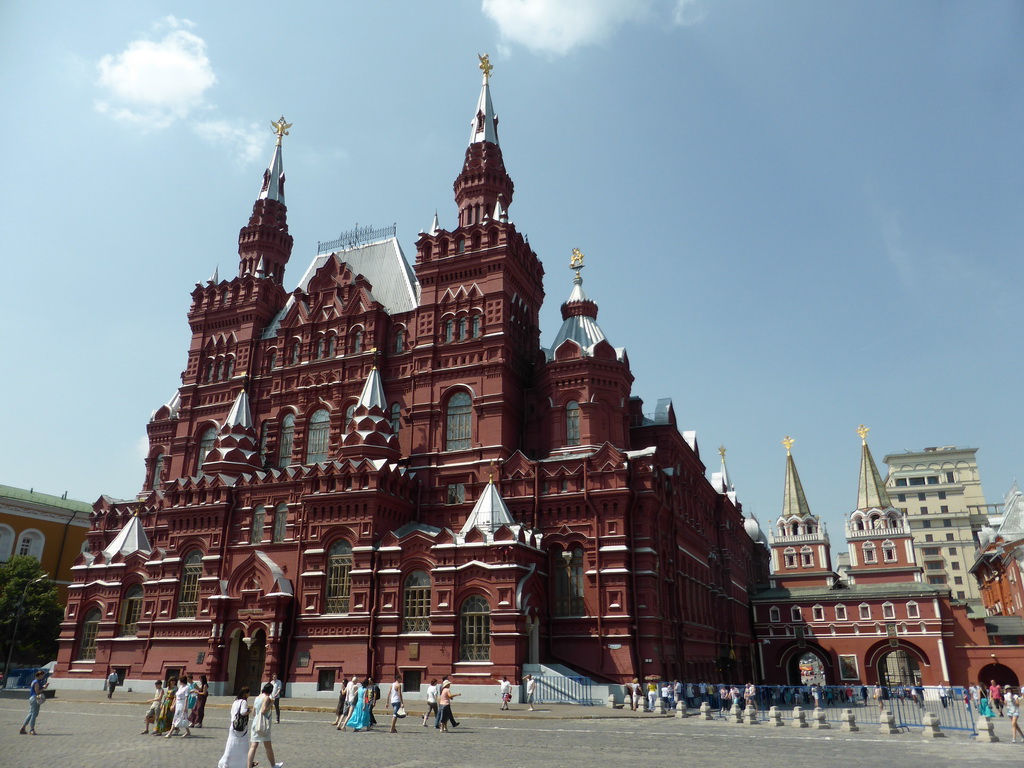 The State Historical Museum of Russia and the back side of the Iberian Gate at the Red Square