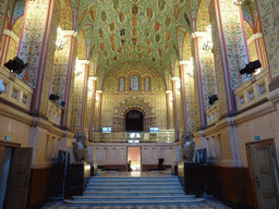 The Front Hall with the genealogic tree of Russian rulers on the ceiling, at the Ground Floor of the State Historical Museum of Russia