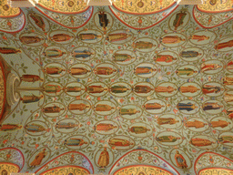 The genealogic tree of Russian rulers on the ceiling of the Front Hall, at the Ground Floor of the State Historical Museum of Russia