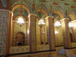 Gallery on the side of the Front Hall at the First Floor of the State Historical Museum of Russia