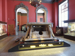 Room 4: Bronze Age, with a Dolmen `Kolikho` funeral installation, at the First Floor of the State Historical Museum of Russia