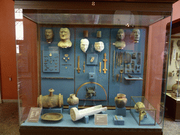 Stone masks and iron items at Room 5: Eastern Europe and North Asia in Early Iron Age, at the First Floor of the State Historical Museum of Russia