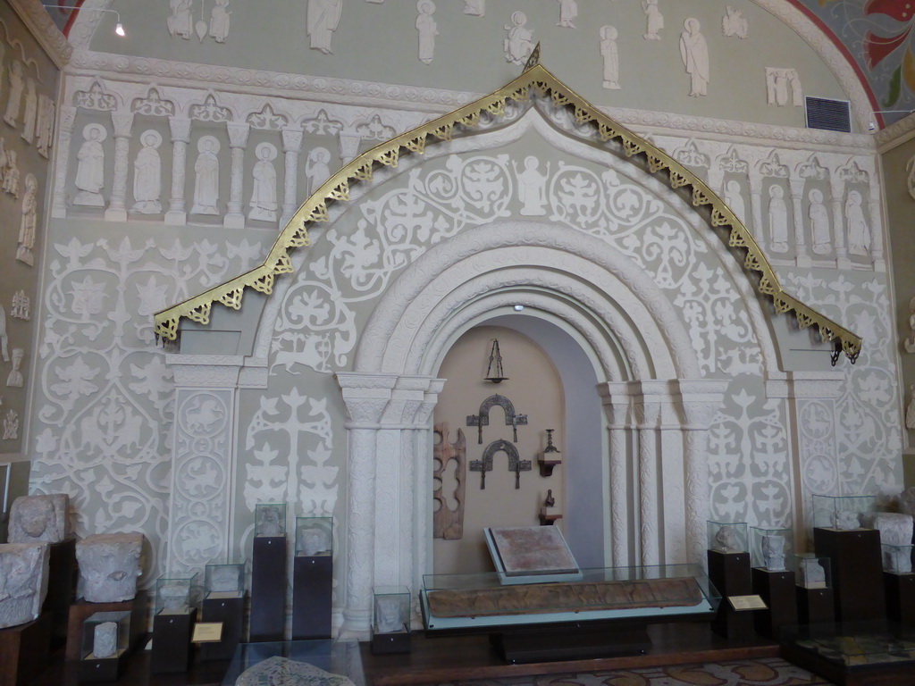 Old gate at Room 11: The Culture of Old Russia in the 11th to First Half of the 13th Centuries, at the First Floor of the State Historical Museum of Russia