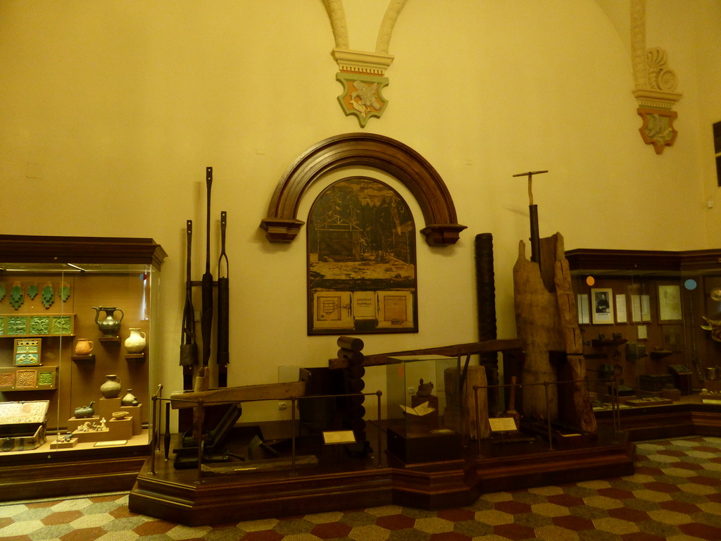 Equipment of a salt plant from the Vologda region at Room 16: Craft and Trade in the 16th and 17th Centuries, at the First Floor of the State Historical Museum of Russia