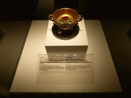 Charka handmade by Peter the Great, with explanation, at the Temporary Exhibition at the First Floor of the State Historical Museum of Russia