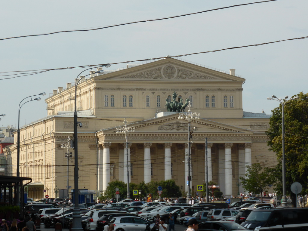 Front of the Bolshoi Theatre at Theatre Square