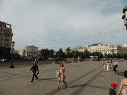 Theatre Square with the front of the Bolshoi Theatre