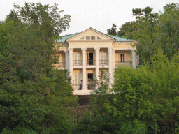 Summer House of Count Orlov at the Neskuchny Garden, viewed from the tour boat on the Moskva river