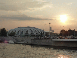 The Druzhba Multipurpose Arena, the Luzhniki Stadium and the Moskva river, viewed from the tour boat