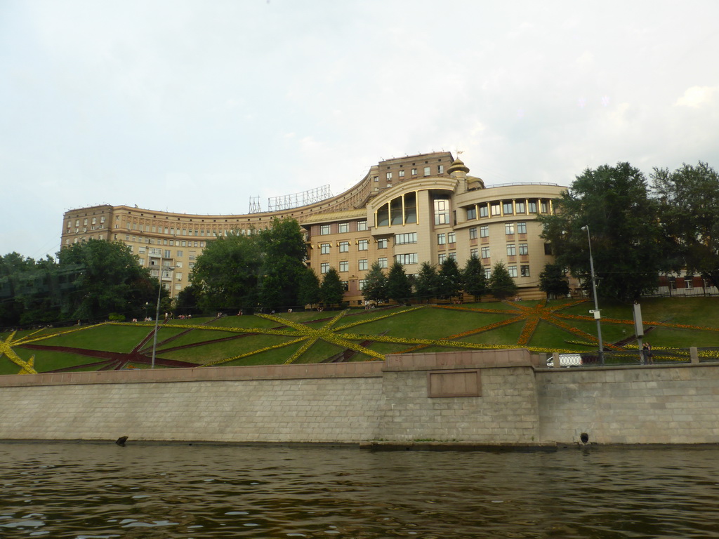 The Architect`s House and the Moskva river, viewed from the tour boat