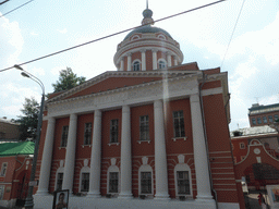 Front of the Moscow City Museum at Novaya Square, viewed from the sightseeing bus