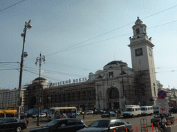 Front of the Kiyevsky Railway Station at the Kiyevskogo Vokzala Square