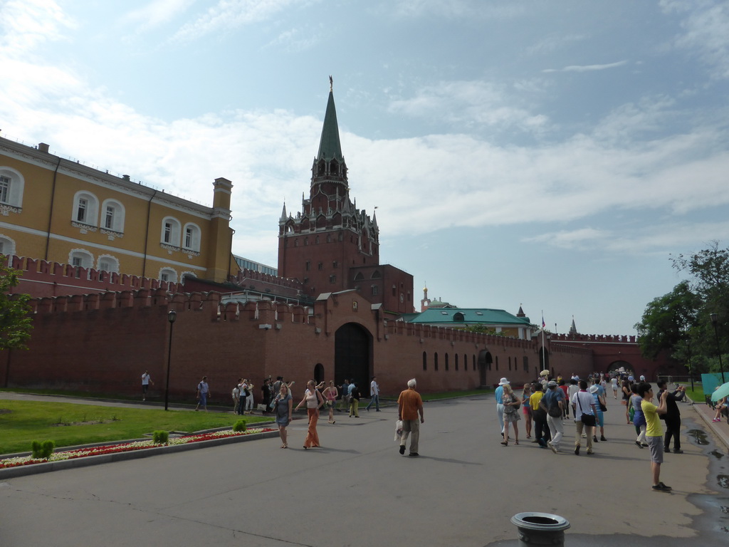 Extension to the Moscow Kremlin in front of the Trinity Tower