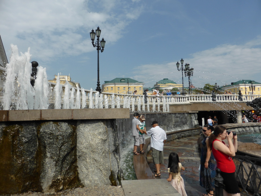 Outer layer of the fountain `Four Seasons of the Year` at the Alexander Garden