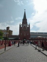 Trinity Bridge and Trinity Tower at the Moscow Kremlin