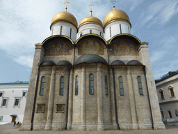 East side of the Cathedral of the Dormition at the Moscow Kremlin