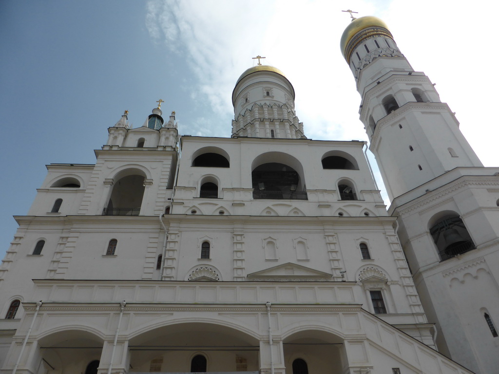 West facade of the Ivan the Great Belltower at Cathedral Square at the Moscow Kremlin