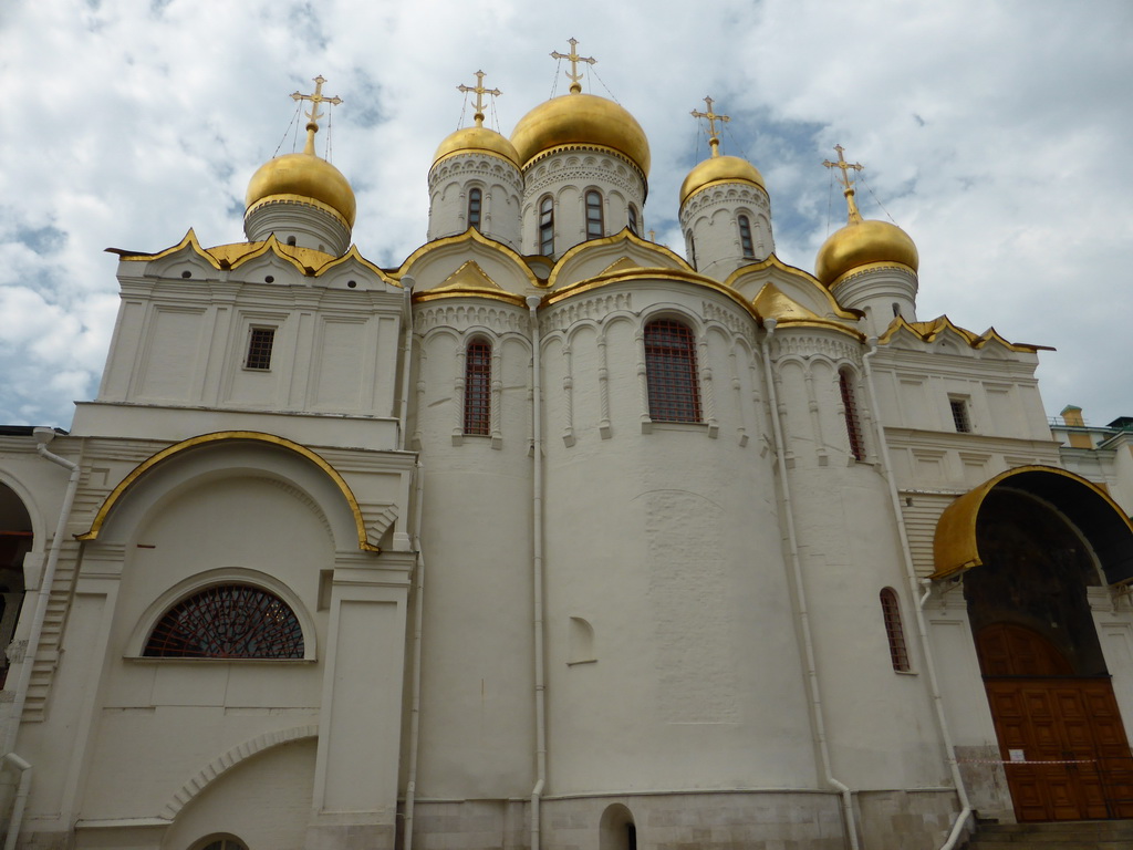 East side of the Cathedral of the Annunciation at Cathedral Square at the Moscow Kremlin