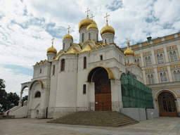 Northeast side of the Cathedral of the Annunciation at Cathedral Square at the Moscow Kremlin