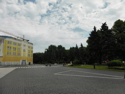 Ivanovskaya Square, the Presidential Administration Building and the Large Kremlin Square at the Moscow Kremlin