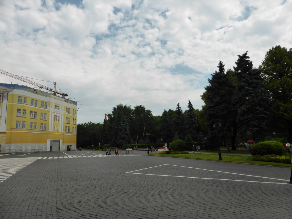 Ivanovskaya Square, the Presidential Administration Building and the Large Kremlin Square at the Moscow Kremlin