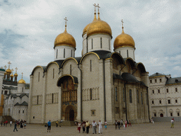 Southeast side of the Cathedral of the Dormition at Cathedral Square at the Moscow Kremlin