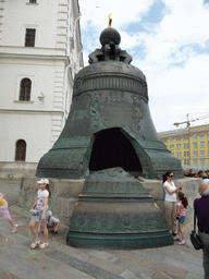 The Tsar Bell at the east side of the Ivan the Great Belltower at the Moscow Kremlin