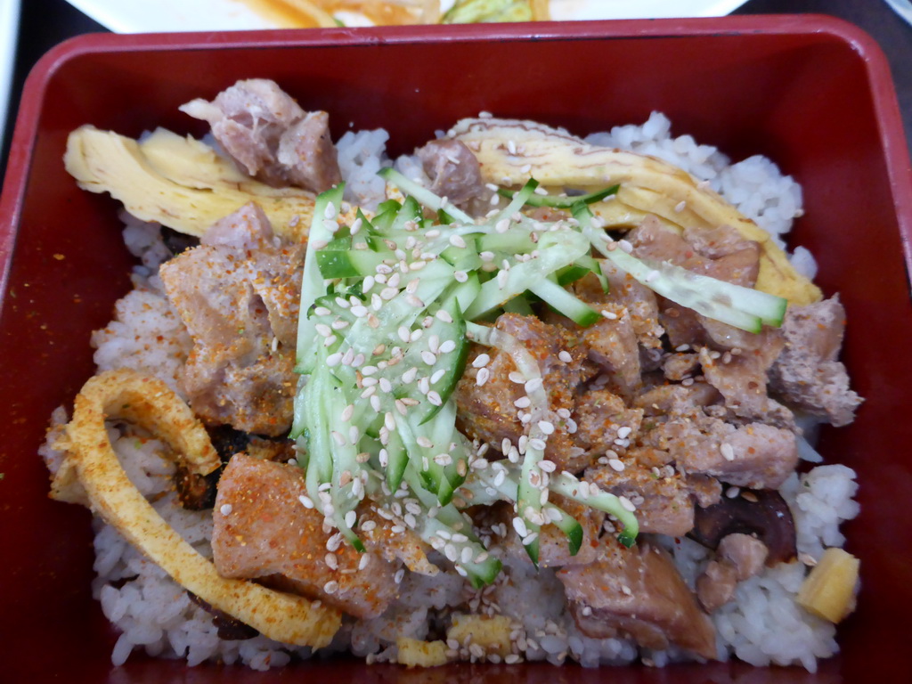 Lunch at a sushi bar at the Okhotny Ryad Food Court at Manege Square