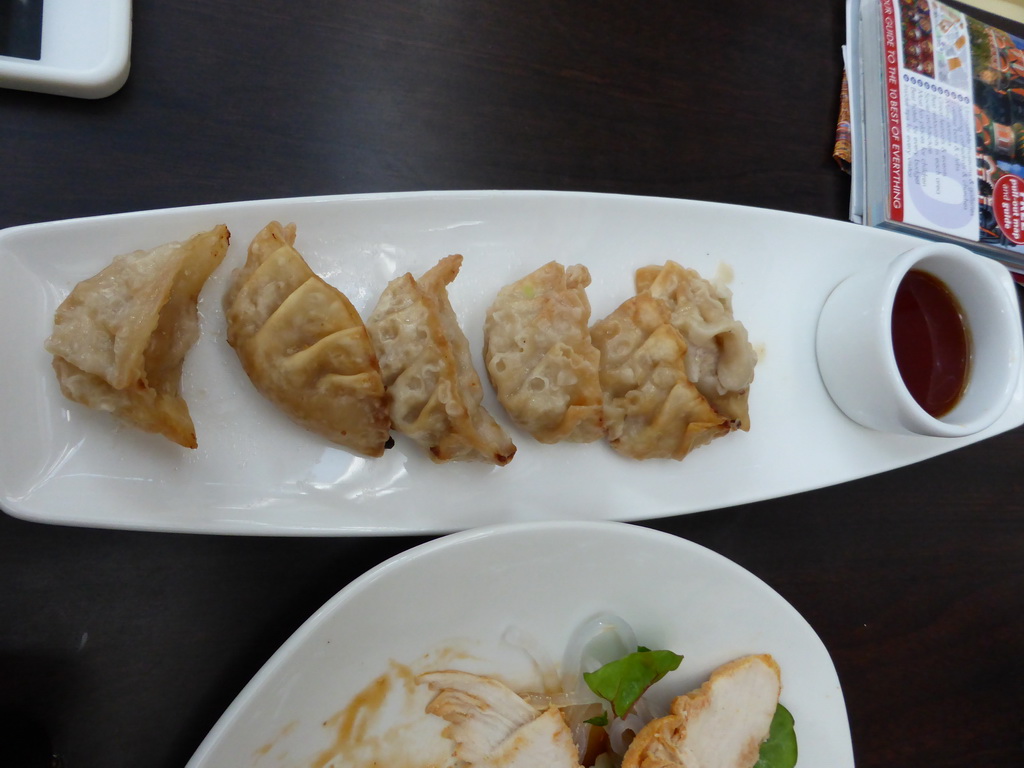 Lunch at a sushi bar at the Okhotny Ryad Food Court at Manege Square