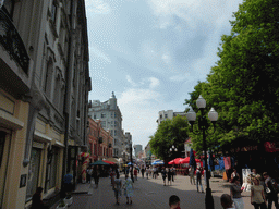 Shops and restaurants at the Arbat street