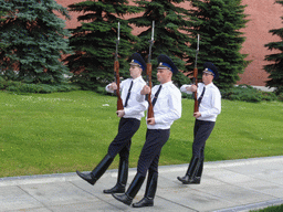 Changing of the Guards at the Tomb of the Unknown Soldier at the Alexander Garden