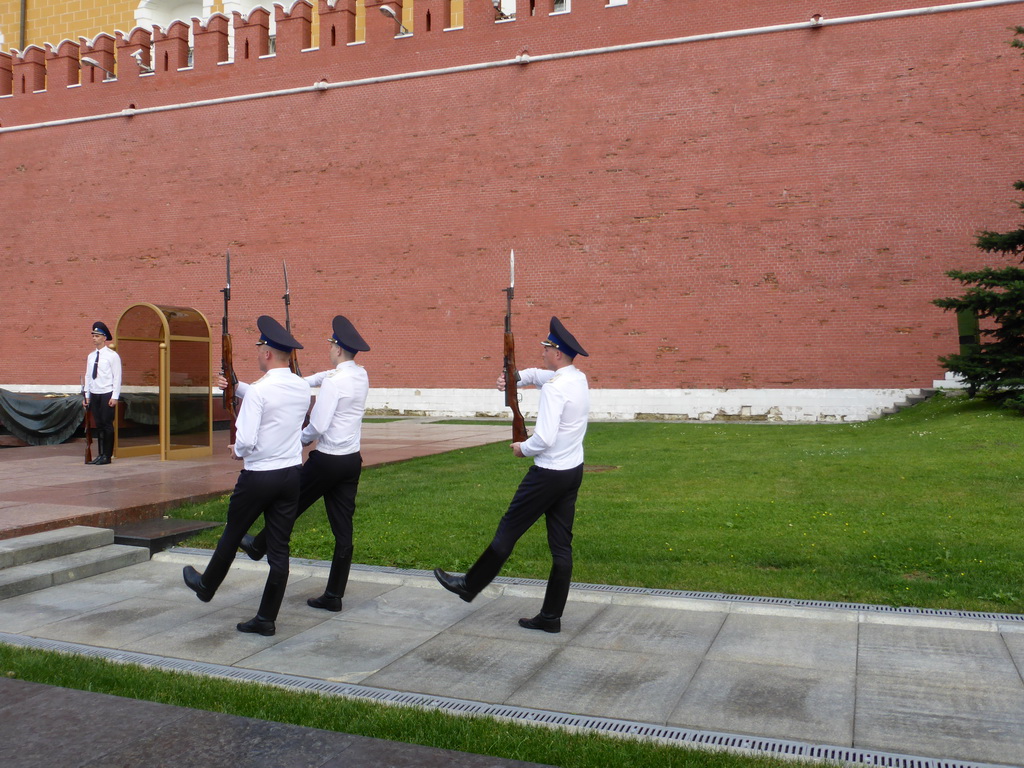 Changing of the Guards at the Tomb of the Unknown Soldier at the Alexander Garden