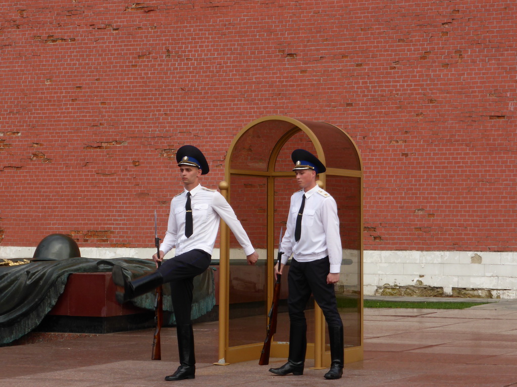 Changing of the Guards at the Tomb of the Unknown Soldier at the Alexander Garden