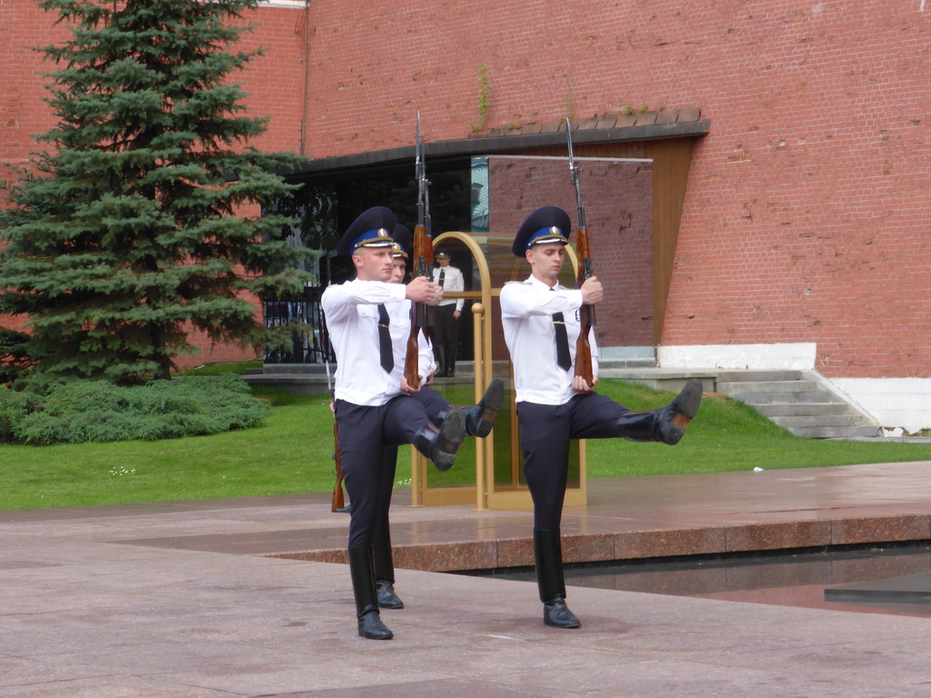 Changing of the Guards at the Tomb of the Unknown Soldier at the Alexander Garden