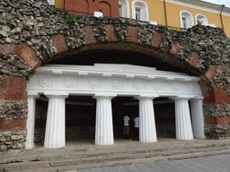 Ruined Grotto at the Alexander Garden, beneath the Middle Arsenal Tower of the Moscow Kremlin